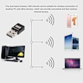 Miniatyrbild 2 av 4: USB WiFi-adapter 600 Mbps 5 GHz Antenn Ethernet PC