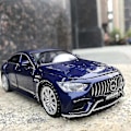 Miniatyrbilde 2 av 5: Polaoyi :32 Benz Amg Gt63 Legering Modell Diecasts Leketoy (blå)