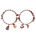 Miniatyrbillede 2 af 4: 88 stk. Æske Hårtilbehør Smykkesæt - DIY Charm Julekalender Armbåndsfremstillingskit