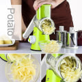 Miniatyrbilde 3 av 5: Multifunksjonell Grønnsaksskjærer Rotasjonsrive Slicer