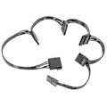 Miniatyrbillede 1 af 5: 4-pins IDE til 5 SATA Splitter - Strømkabel 1 til 5 Bærbar SATA Forlængerkabel