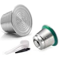 Miniatyrbillede 2 af 3: Genanvendelig Kaffe Kapsel Genopfyldbar Tamper Rustfrit Nespresso