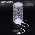 Miniatyrbillede 5 af 5: Led Krystal Bordlampe, Rgb Krystal Diamant Lampe, 16 Farver 4 Tilstande