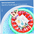 Miniatyrbillede 4 af 8: Hurtigtørrende Håndklæde Mikrofiber Sommer Pool og Strand Badehåndklæde Moderne Design