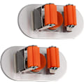 Miniatyrbilde 1 av 5: 2 stk Selvklebende 3m Rustfritt Stål Multifunksjonell Mopp- og Kosterholder For Mopp / Koster /