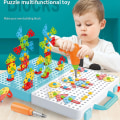 Miniatyrbilde 1 av 5: Barnas Drill Skrue Mutter Demontering Montering Barn Drill 3D Puslespill Leke For Gutt | Stableklosser