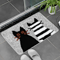 Miniatyrbild 3 av 5: Badrumsmattor Vattenabsorberande Halksäker Matta Används I Badrum, Dusch gray 50*80CM
