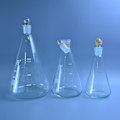 Miniatyrbillede 1 af 5: 50-2000 ml Glas Konisk Kolbe Laboratorium Trekant Kolbe