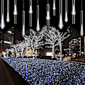 Pikkukuva 4 / 5: Led-sadevalo 30 cm 8 Putkea 144 Led-valoa Jääpuikko Lumi