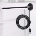Miniatyrbilde 4 av 5: CB-antenne 27mhz CB-antenne Myk piskekabel Magnetfu BNC PL259 Kontakt Antenne Kompatibel Med Cobra Midland Uniden Maxon President Bærbar Ha - Jxlgv