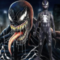 Miniatyrbilde 1 av 5: Venom Jumpsuit Barnedrakter for Gutter for Fancy Up Performance Kostyme 11-12 Years