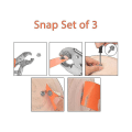 Miniatyrbillede 4 af 5: Justerbare Tang til Trykknapper Snap Fastener Kit, Snap Fastener Værktøjssæt med Trykknap Sæt Fo-yuhao