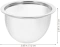 Miniatyrbilde 2 av 8: 8 stk. te-infuser-silsett i rustfritt stål, finmasket filterkurv 7,2 cm x 5 cm