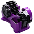 Miniatyrbillede 1 af 5: Halvautomatisk Tape Dispenser med 35mm Fast Længde Tape Cutter til Kontor, Hjem og Emballage