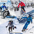 Miniatyrbilde 4 av 4: Vanntett og kuldebestandig fleece tykkelse utendørs skiglover