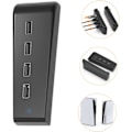 Miniatyrbillede 5 af 8: Usb 2.0 Hub til 4 Port Expander Splitter Adapter Højhastighedsoverførsel Usb Expander Professionelt Design