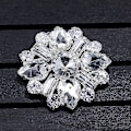 Miniatyrbillede 3 af 3: Modeshow Crystal Sko Spænder Rhinestone Sko Klips DIY Sko Dekoration Tilbehør Til Bryllup Brud Kvinder (Style 4)