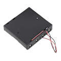 Miniatyrbilde 3 av 5: Batterilagringsboks i plast for 4 x 18650 batterier med 6 ledninger