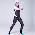 Miniatyrbilde 4 av 5: 12-17 Jenter Tenåringer Gwen Kostyme Jumpsuit Fancy Up Bodysuit 16-17 Years