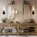 Miniatyrbillede 1 af 5: Kreative Vintage Vægslamper Led Sconces Soveværelse Glas 60W