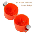 Miniatyrbilde 3 av 5: Lett Eggskallåpner - Enkelt å åpne egg for hjemmebaking Red