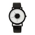 Miniatyrbillede 3 af 5: Inverteret Pegeur Watch Kvinde Studenter Par Neutral Kvarts Mænd Black face and white ribbon