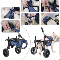 Miniatyrbilde 2 av 5: Hjulstol for hund for bakbein, lett hundehjulstol for små hunder, beinbrakett og hofte støtte, justerbare mobilitetshjelpemidler for funksjonshemmede kjæledyr bu-m