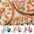 Pikkukuva 4 / 5: Pyöräpizzaleikkuri Ruostumaton Teräs Tarttumaton Leikkauspyörä