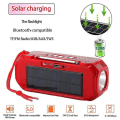 Miniatyrbild 4 av 5: Portabel Bluetooth-högtalare med solladdning, TWS-radio