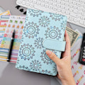 Miniatyrbillede 5 af 5: Budget Binder med Lynlåsekonvolutter, A6 Lommer Planlægger Kontanter Konvolutter Blue