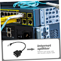 Pikkukuva 3 / 8: Verkkokaapelin Jakaja Ethernet-jakaja Ethernet-jakaja Internet-jakaja