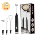 Miniatyrbilde 1 av 5: USB-oppladbart Blender Melkeskummer Elektrisk Mini