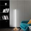 Miniatyrbillede 3 af 4: LED Lodret Lang Stribe Gulvlampe 360 Grader Lysende