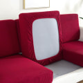 Miniatyrbillede 1 af 5: Ren Farve Tyk Elastisk Sofa Betræk Moderne Minimalistisk Sofa red