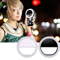 Miniatyrbillede 4 af 4: Bærbar Selfie Lysring Klip LED Flash Telefon Ring