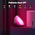Miniatyrbillede 5 af 5: Ambient Bærbar Bordlampe Bluetooth Stemmestyret Skrivebordslampe