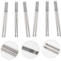 Miniatyrbilde 3 av 8: 12-Delers Chopsticks i Stål Blå Hvit Porselensdesign Varmebestandig Oppvaskmaskinsikker for Matlaging