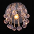 Miniatyrbild 4 av 5: Kristalldroppar Silver Taklampa Chandelier
