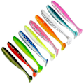 Miniatyrbilde 1 av 5: 100 stk Agnsatt Soft Bait Fiske Bar 7cm 2g