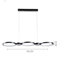 Miniatyrbillede 5 af 5: LED-hængelampe Køkkenø-lampe Cirkelring Design