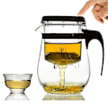Miniatyrbillede 2 af 5: Glas Tekande Te-infuser Høj Kapacitet Kung Fu Tesæt