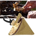 Miniatyrbilde 3 av 5: Foraging Bag, Bærbar Trekantformet Lerretet Pose, Enkel Å Oppbevare Og Bære, Med Spenne Og Glidelås