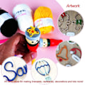 Miniatyrbild 2 av 4: Stickningsdocka Set Fransk Stickare 2-pack Träspoldocka