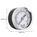 Miniatyrbilde 5 av 5: 1/8 tommer NPT Luftkompressor Hydraulisk Trykkmåler 0-60 Psi