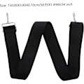 Miniatyrbillede 2 af 8: 2 stk. justerbar nylonrem til crossbody tasker, bred taskerem med clips