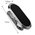 Miniatyrbillede 2 af 5: 1 stk 360 Graders Drejelig Universal Bil Mobiltelefonholder / Magnetisk Multifunktionel Luftventil