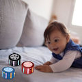 Miniatyrbillede 3 af 5: Magic Bean Cube Roterende Bønne Fidget Legetøj Fingertip Afspænding Legetøj Sort Magic Cube (1 stk, Sort)