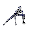 Miniatyrbilde 2 av 5: Heldrakt for menn, voksen, superhelt-rollespill, jumpsuit, fancy dress 180