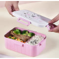 Miniatyrbillede 5 af 5: Tegnefilm Madkasse Børn Mikrobølgeovn Bento Box Pink