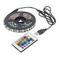 Miniatyrbillede 5 af 5: 12 RGB 5050 SMD Vandtæt USB LED Sort Stribelys